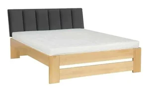 Casarredo Postel GRAUS 180×200 cm – bukové dřevo, tmavě šedé čelo ZG001