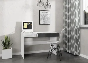 Casarredo Pracovní stůl SONORA bílý/grafit