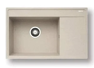 Casarredo Pyragranitový dřez CAMEA 1B 1D LH 79×50 cm beige