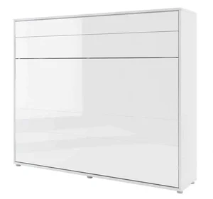 Casarredo REBECCA Výklopná postel 160 cm – bílý lesk / bílá mat