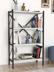Casarredo Regál KEPLER bílý, 4 police