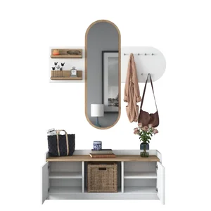 Casarredo RIVOLI Předsíňová stěna – bílá/ořech