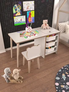 Casarredo SOHO – dětský psací stůl se židlí, bílá