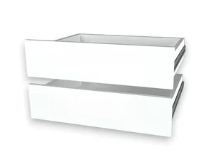 Casarredo Zásuvky 2 ks 60×60 do skříně – bílá