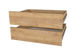 Casarredo Zásuvky do skříně 2 ks 60x60 kraft zlatý