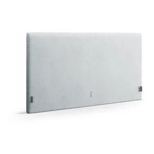 Čelo postele Remo – Micadoni, světle šedé čalounění, 190,5×100 cm