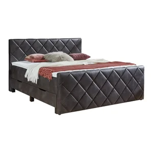 Černá boxspring postel Chester 180x200 cm s úložným prostorem od Rojaplast