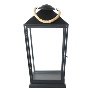 Černá klasická lucerna Esschert Design 58 cm