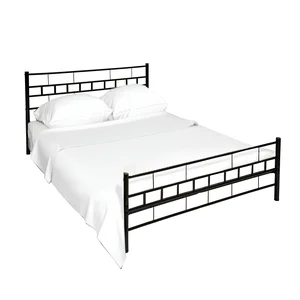 Černá kovová postel 90x200 TAJGI