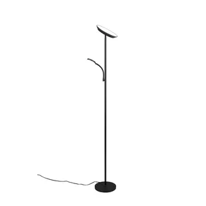 Černá LED stojací lampa Specter Trio, 178 cm