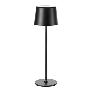 Černá LED stolní lampa Fiore