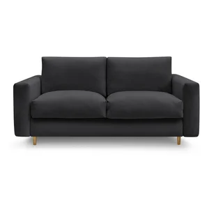 Černá rozkládací pohovka Cocoone 200 cm