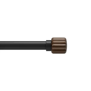 Černá roztažitelná garnýž Umbra Evie Pinpoint 107–305 cm