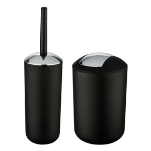 Černá sada koupelnových doplňků Brasil