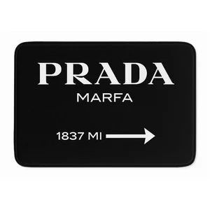 Černá sametová koupelnová předložka 60×100 cm Prada – Mila Home