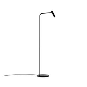 Černá stojací lampa SULION Alexia 148 cm
