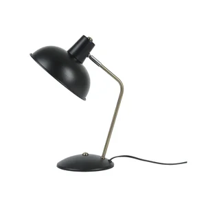 Černá stolní lampa Hood od Leitmotiv