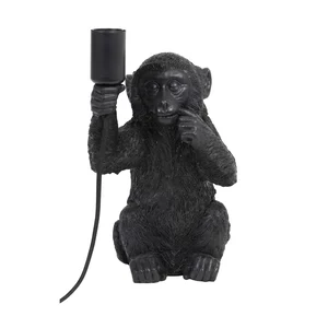 Černá stolní lampa Monkey 34 cm