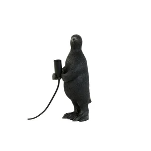 Černá stolní lampa Penguin 34 cm