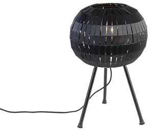 Černá stolní lampa Zoë na stativu