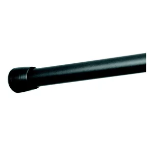 Černá teleskopická tyč na sprchový závěs 66-107 cm iDesign Cameo S