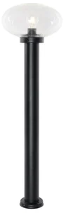 Černá venkovní stojací lampa Elly 100 cm