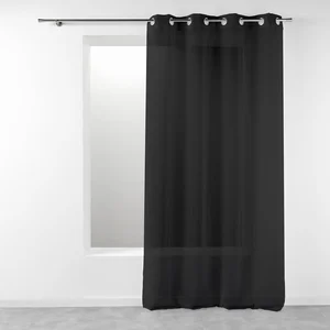 Černá záclona Telma 140x280 cm
