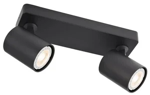 Černé dvojbodové LED svítidlo Smarter Cameo