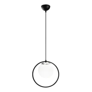 Černé kovové závěsné svítidlo Opviq Lights Vivi