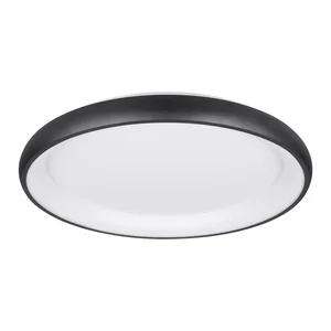 Černé LED stmívatelné stropní svítidlo Cardona