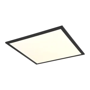Černé LED stropní svítidlo Beta 44,5x44,5 cm