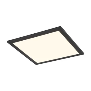 Černé LED stropní svítidlo Beta Trio 29,5 × 29,5 cm