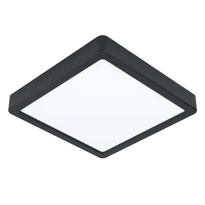Černé LED stropní svítidlo FUEVA 5 21x21 cm EGLO