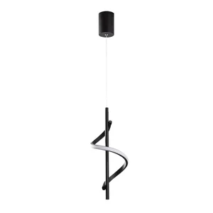 Černé LED závěsné svítidlo Likma 16 cm