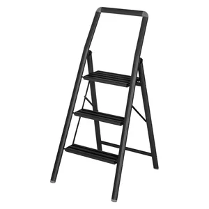 Černé schůdky Wenko Compact 114,5 cm