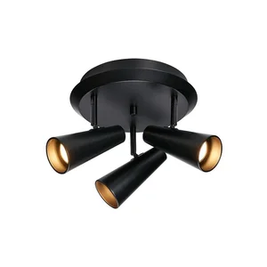 Černé stropní svítidlo Crest 36 cm