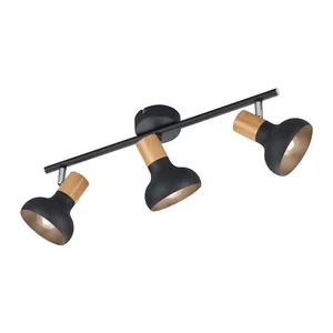 Černé stropní svítidlo Latika ø 10 cm