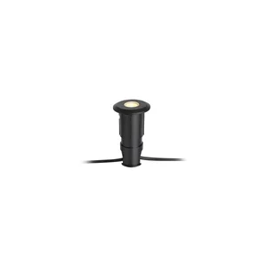Černé zápustné venkovní svítidlo Markslöjd Garden 24 Decklight
