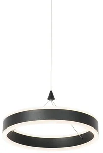 Černé závěsné LED svítidlo Lyani 30 cm