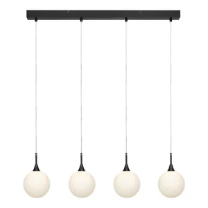 Černé závěsné svítidlo Markslöjd Quattro XL Pendant Black 4L