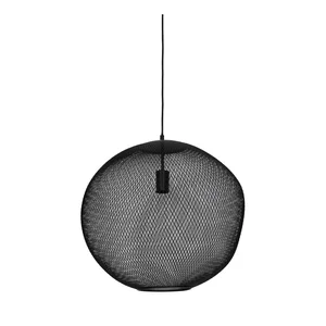 Černé závěsné svítidlo Reilley 50 cm