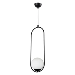 Černé závěsné svítidlo Squid Lighting Arch 146 cm
