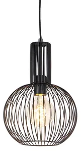 Černé závěsné svítidlo Wire Whisk