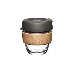 Černo-hnědý cestovní hrnek Brew Cork Nitro 227 ml