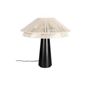 Černobílá stolní lampa Elon