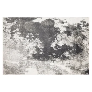 Černobílý koberec Estela 57x90 cm