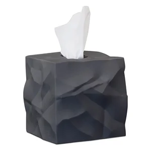 Černý box na kapesníčky Wipy Cube