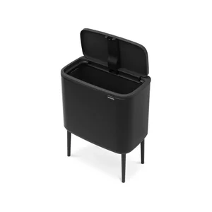Černý dotykový ocelový odpadkový koš 36 l Bo Touch Bin Brabantia