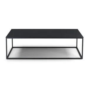 Černý kovový konferenční stolek 40 × 120 cm – Spinder Design