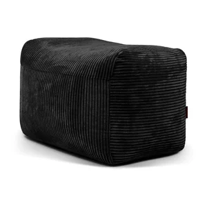 Černý manšestrový sedací vak Plus 70 Lounge od SLOWDOWN